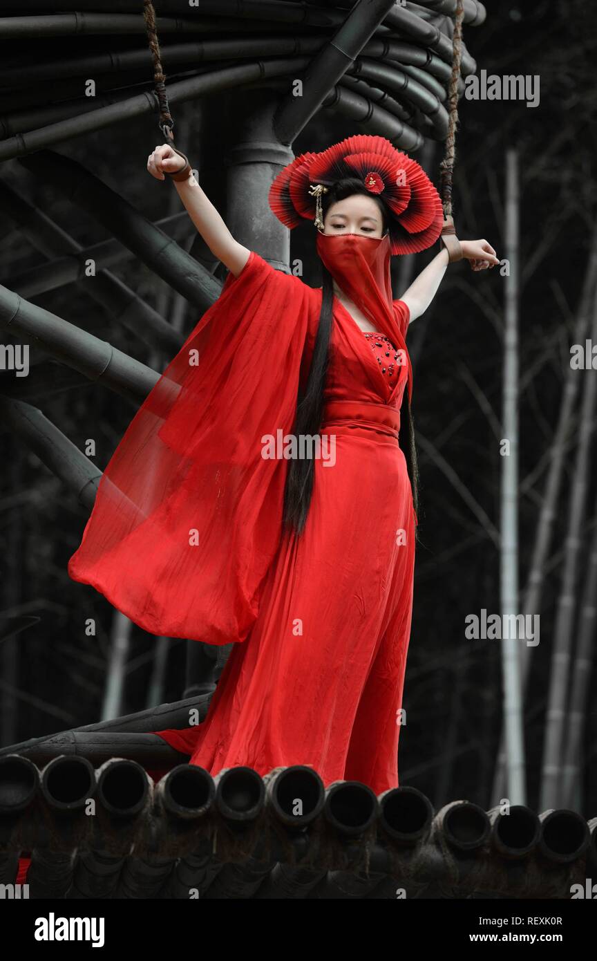 Ni Ni Character S Su Lin Film Enter The Warriors Gate 2016 Directed By Matthias Hoene 18 November 2016 Sat77879 Allstar Picture Library Europacorp Warning This Photograph Is For Editorial Use Only And Is