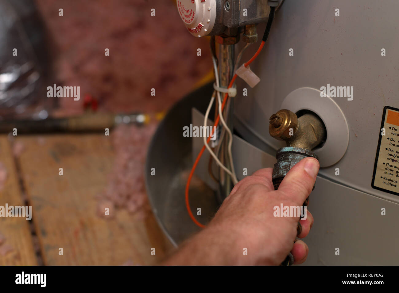 Gas hot water heater hires stock photography and images Alamy