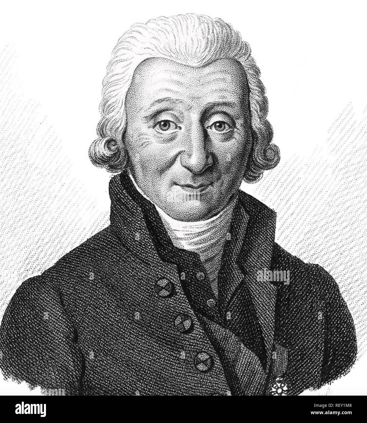ANTONIO PORTAL (1742-1832) Italian physician Stock Photo