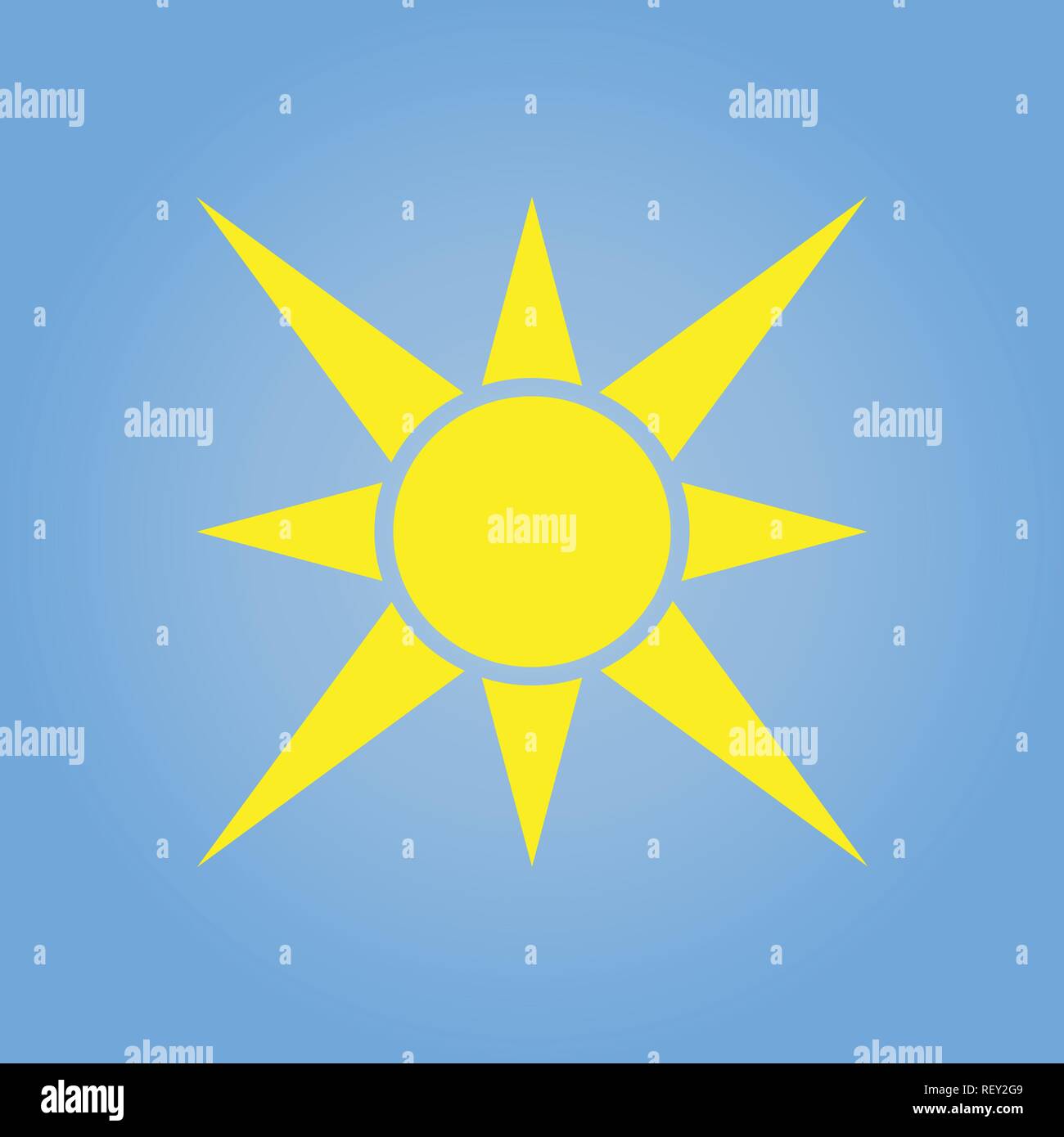 Wind turbine blue sunlight Stock Vector Images - Alamy