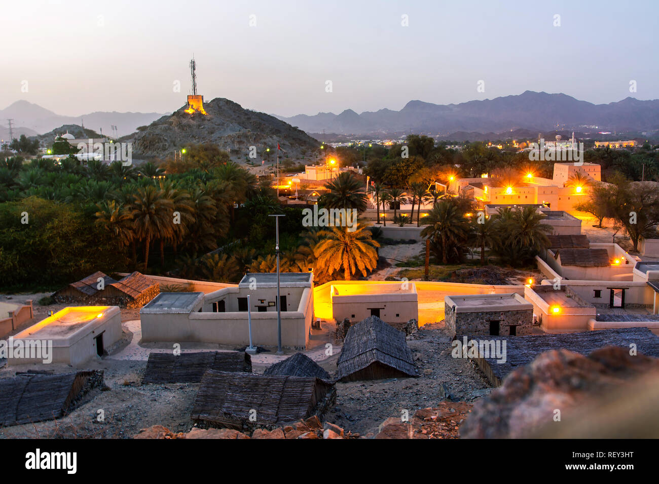 Hatta Heritage Village in Dubai emirate of United Arab Emirates Stock Photo