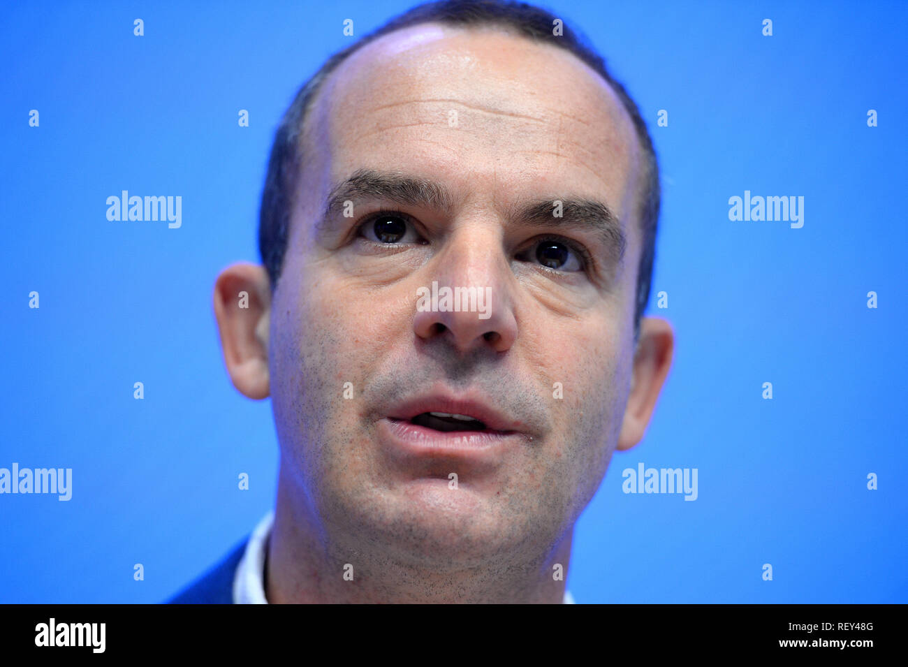 Money Saving Expert's Martin Lewis during a joint press conference with