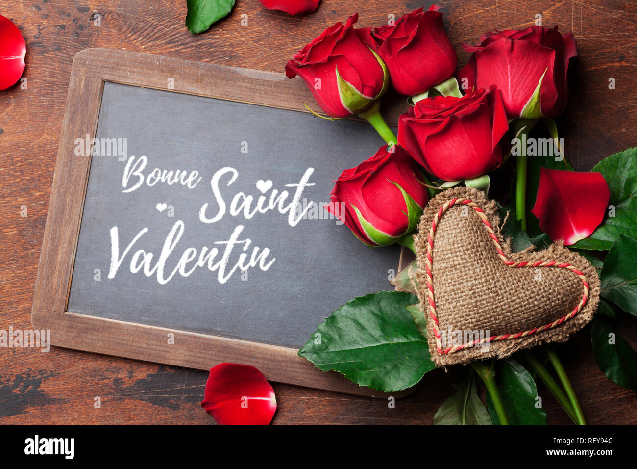 Bonne saint valentin hi-res stock photography and images - Alamy