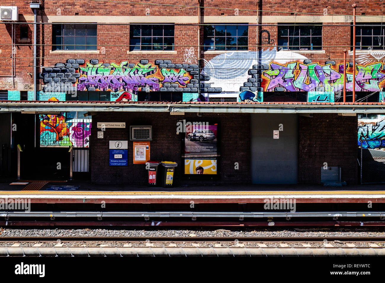 Graffiti Street Art in the City of Melbourne Stock Photo - Alamy