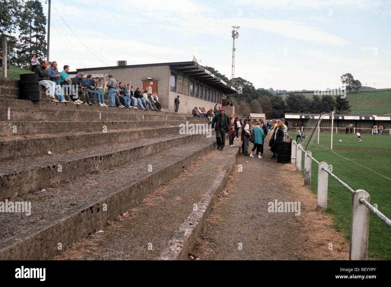 General view of Netherfield FC Football Ground, Parkside Road, Kendal