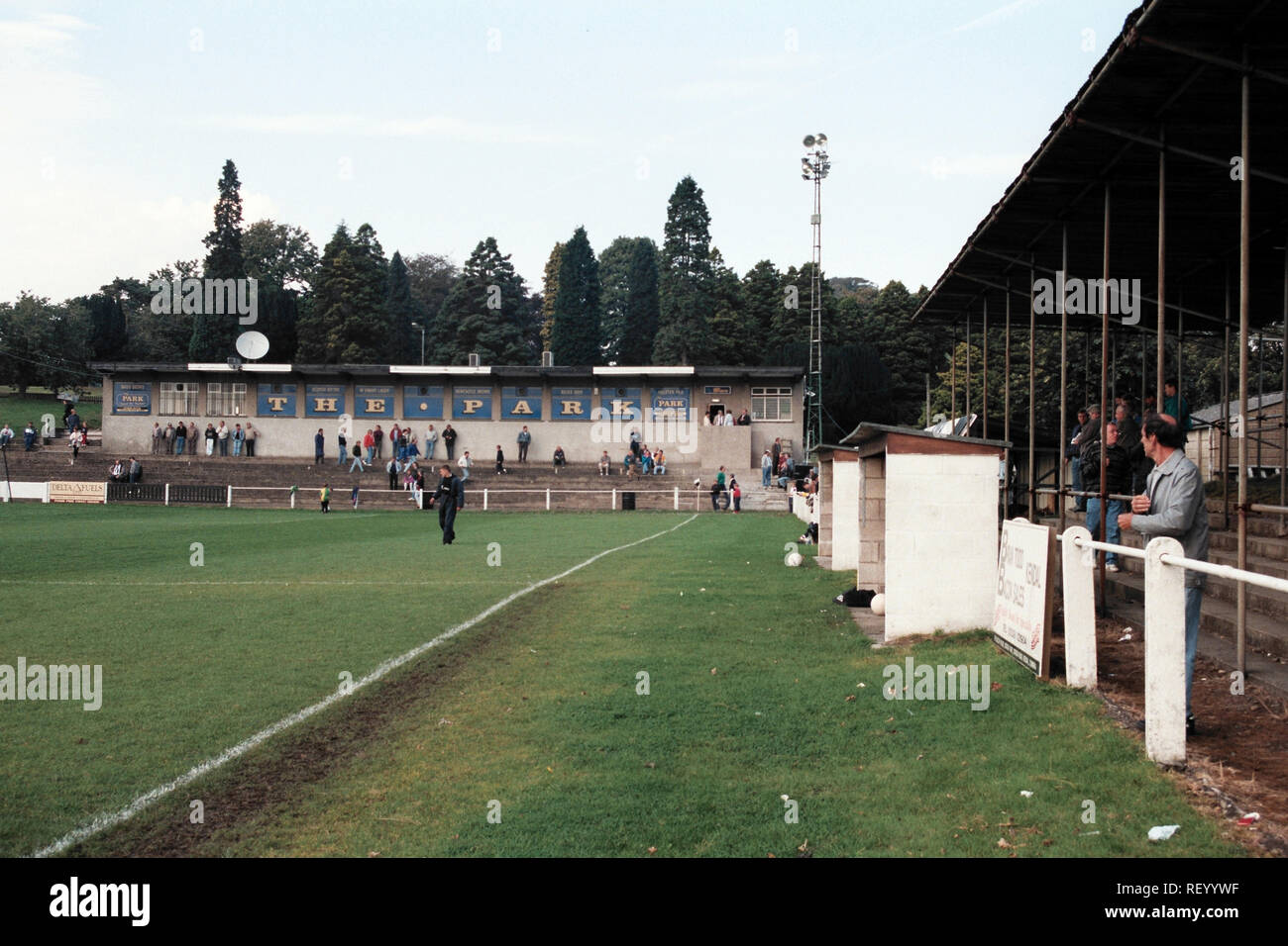General view of Netherfield FC Football Ground, Parkside Road, Kendal