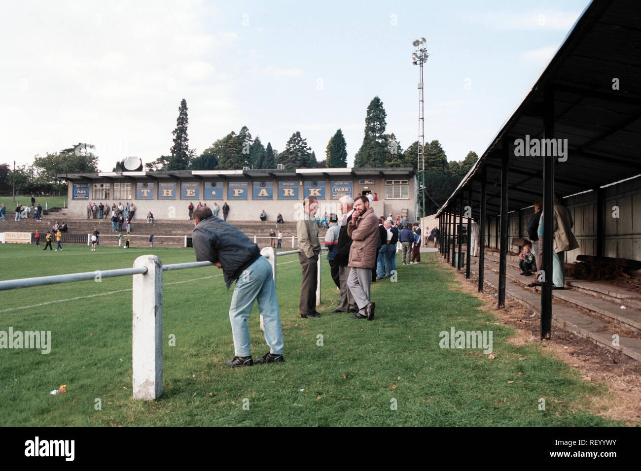 General view of Netherfield FC Football Ground, Parkside Road, Kendal