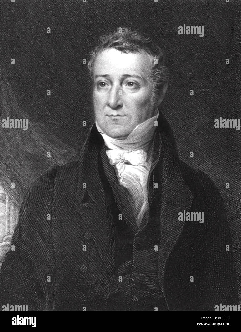 WILLIAM HUSKISSON (1770-1830) British politician and financier Stock Photo