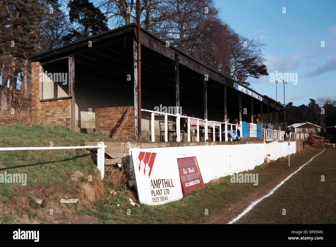 General view of Ampthill Town FC Football Ground, Ampthill Park, Woburn