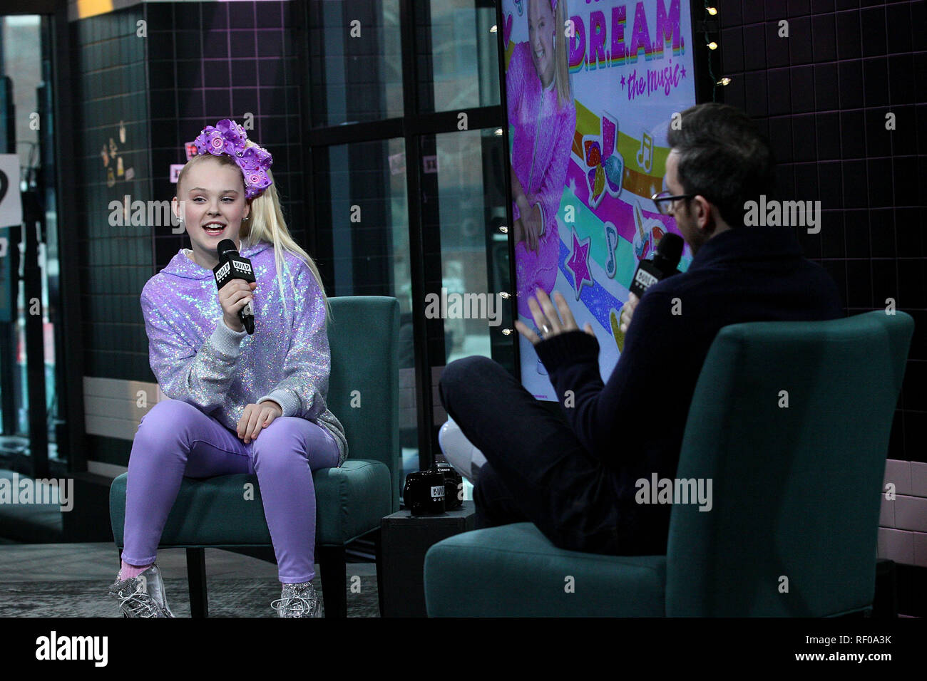 New York, USA. 11 Dec, 2018. JoJo Siwa visits The Tuesday, Dec 11, 2018