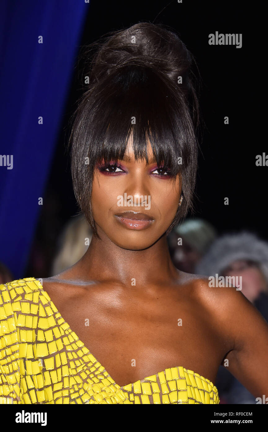 Leomie anderson attending national television awards 2019 held o2 arena