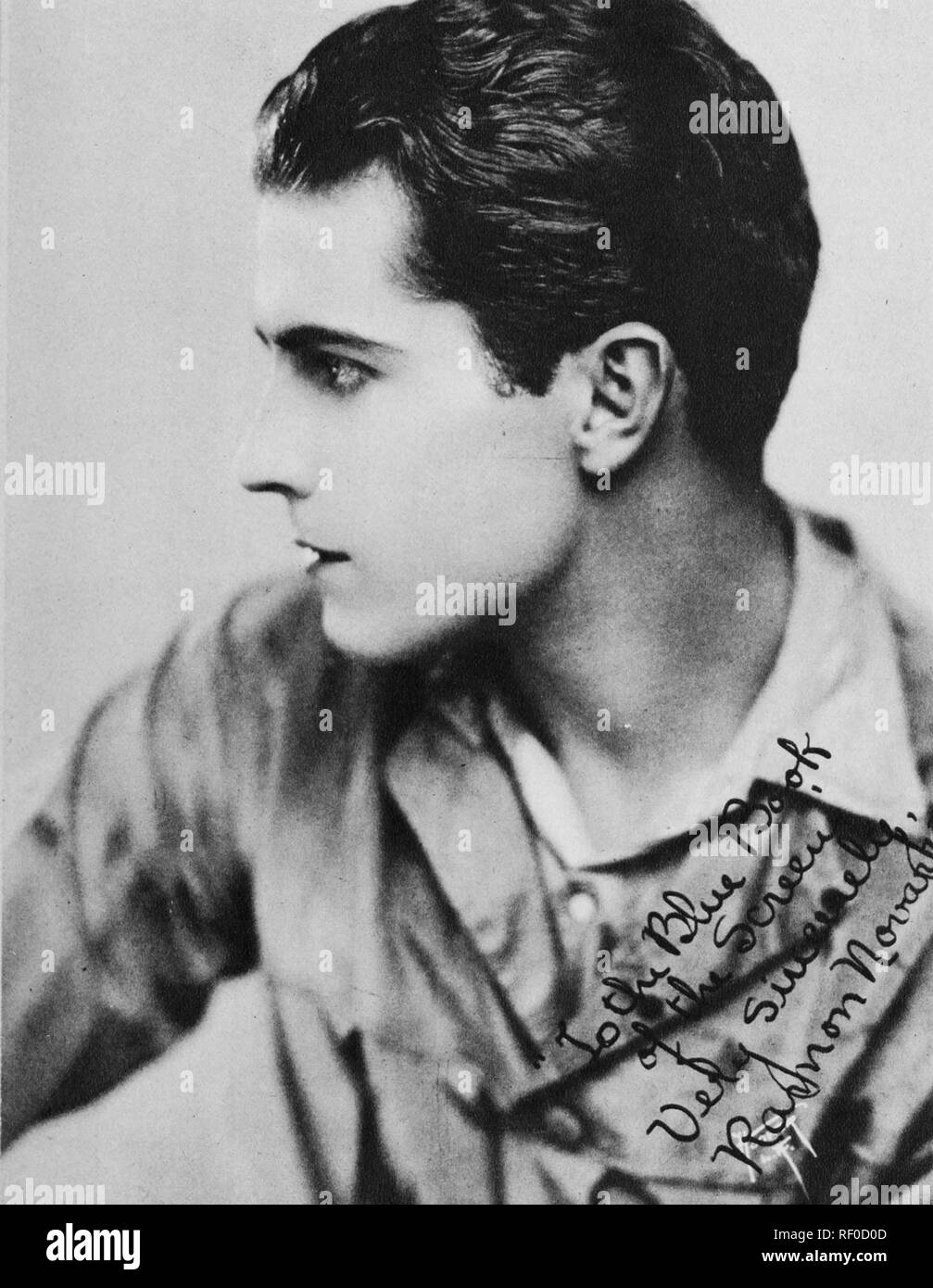 RAMON NAVARRO (1899-1968) Mexican film actor in 1922 Stock Photo