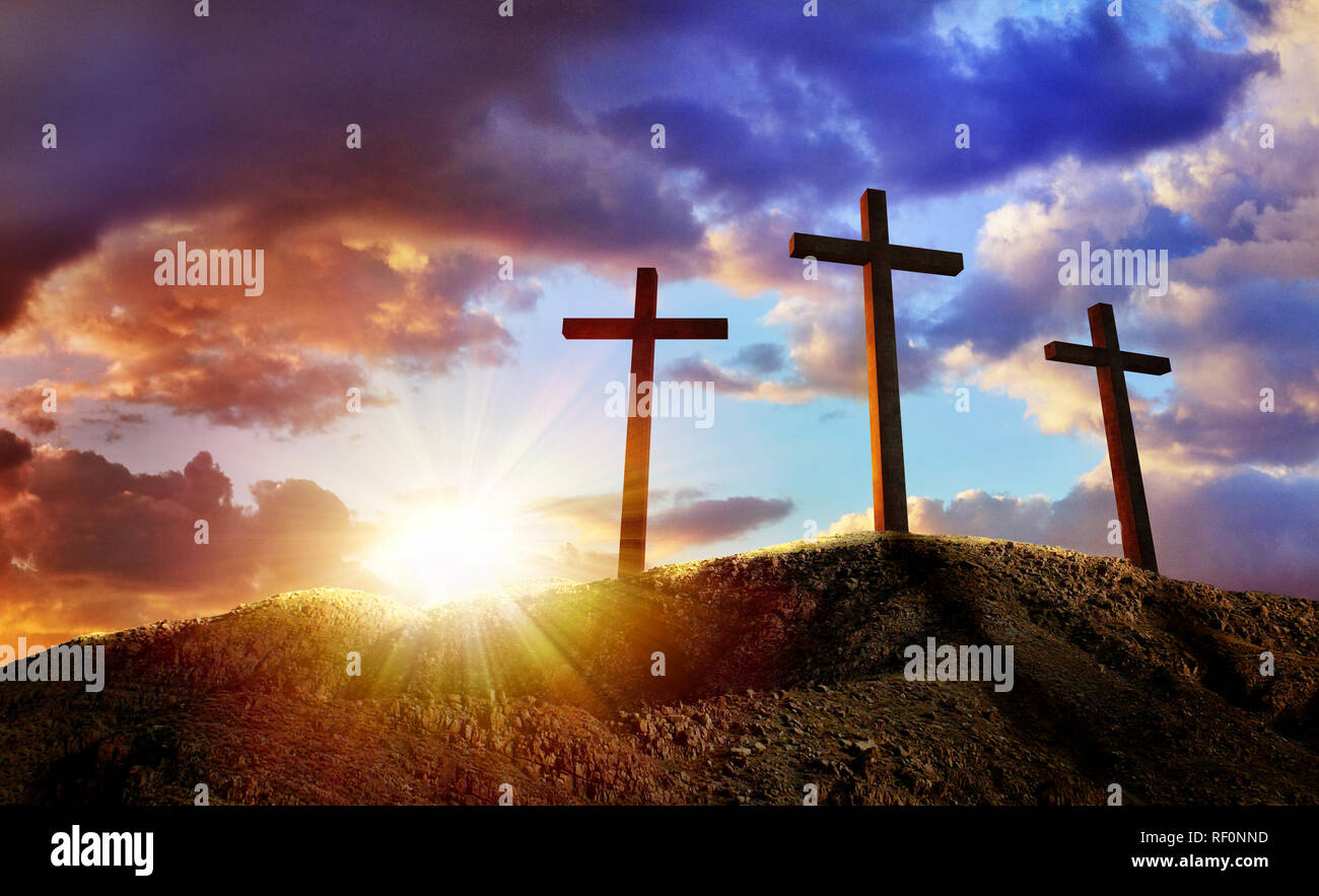 Cross jesus hi-res stock photography and images - Alamy