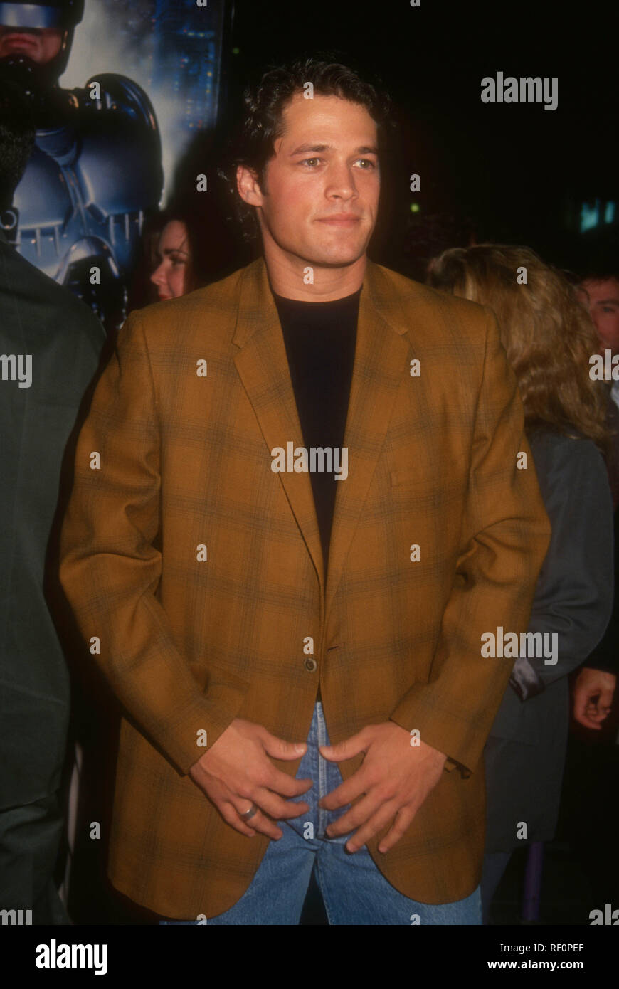 HOLLYWOOD, CA - OCTOBER 26: Actor David Gail attends 'Robocop 3' Premiere on October 26, 1993 at Hollywood Galaxy Theatre in Hollywood, California. Photo by Barry King/Alamy Stock Photo Stock Photo
