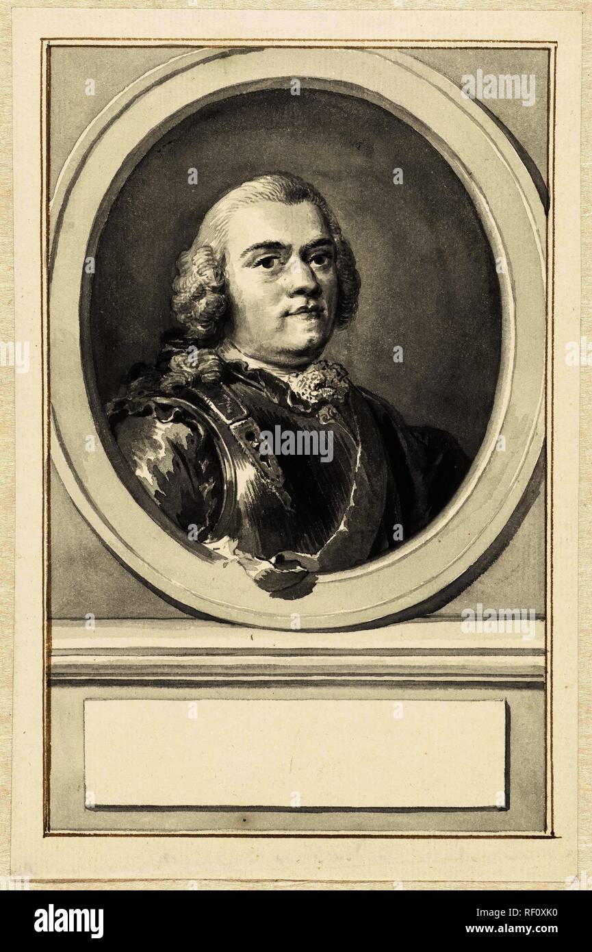Portrait of William IV, Prince of Orange-Nassau. Draughtsman: Aert Schouman. Dating: 1720 - 1792. Measurements: h 190 mm × w 123 mm. Museum: Rijksmuseum, Amsterdam. Stock Photo