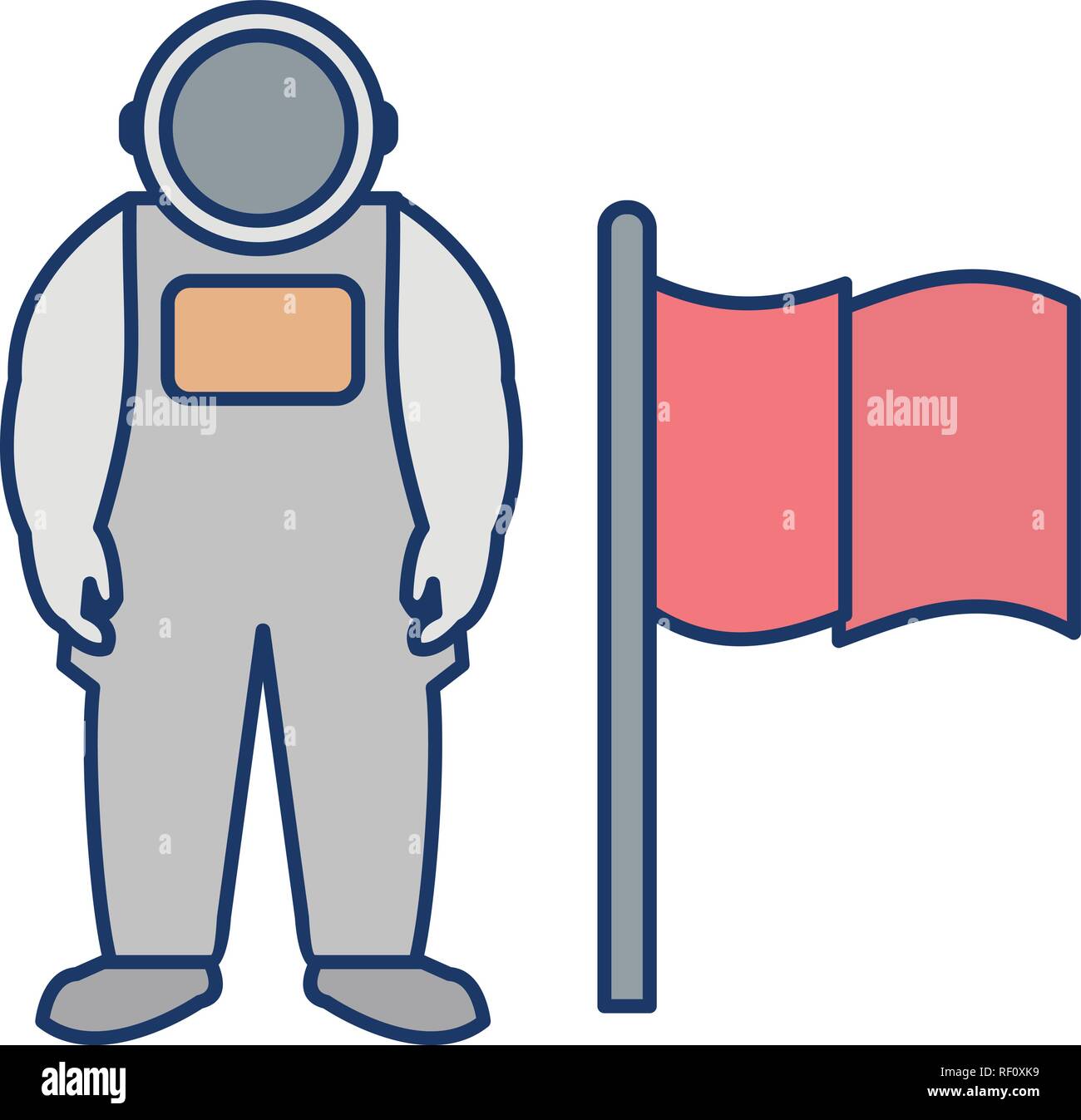 Man With Flag Vector Icon Sign Icon Vector Illustration For Personal And Commercial Use... Clean Look Trendy Icon... Stock Vector