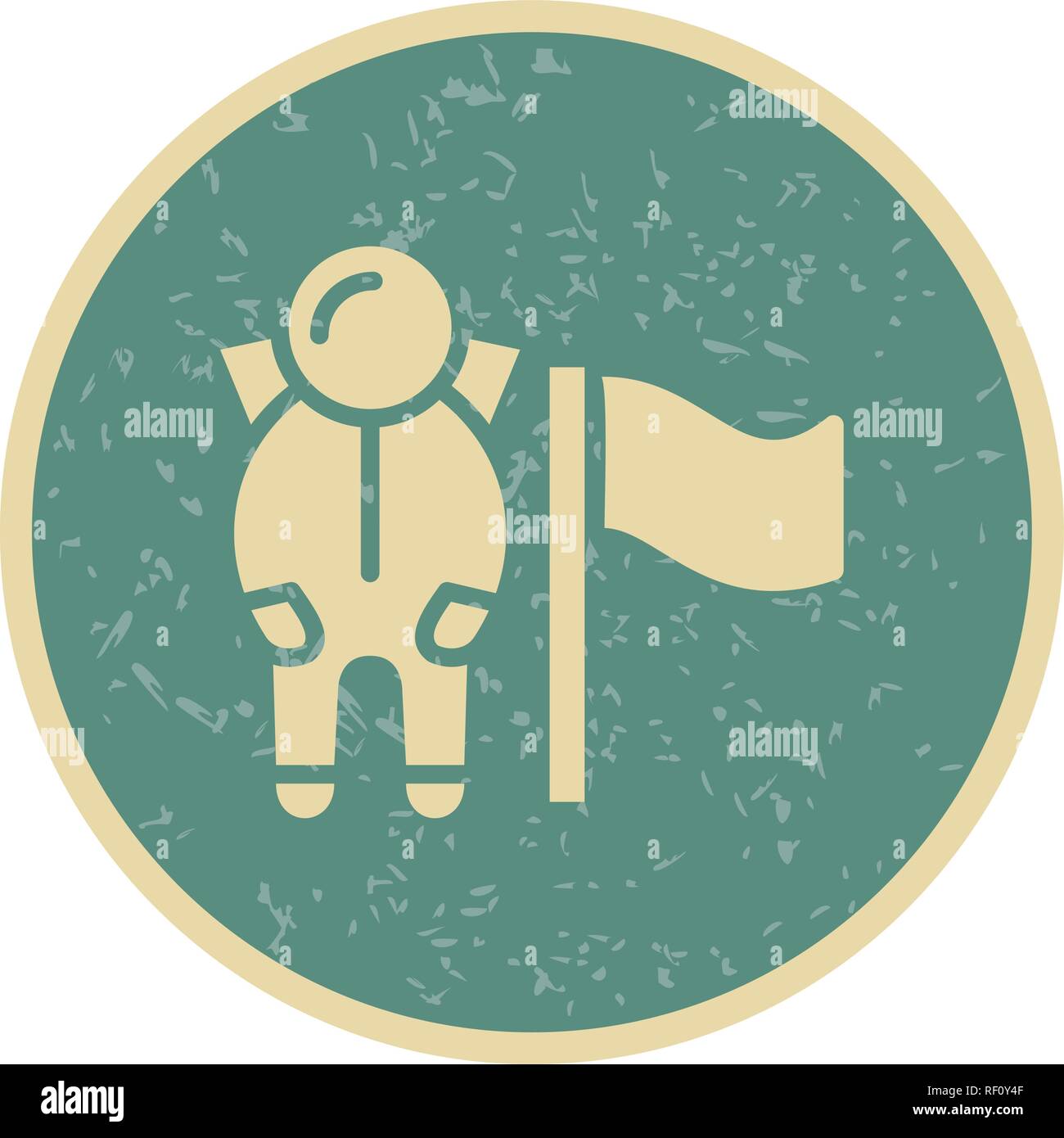 Man With Flag Vector Icon Sign Icon Vector Illustration For Personal And Commercial Use... Clean Look Trendy Icon... Stock Vector