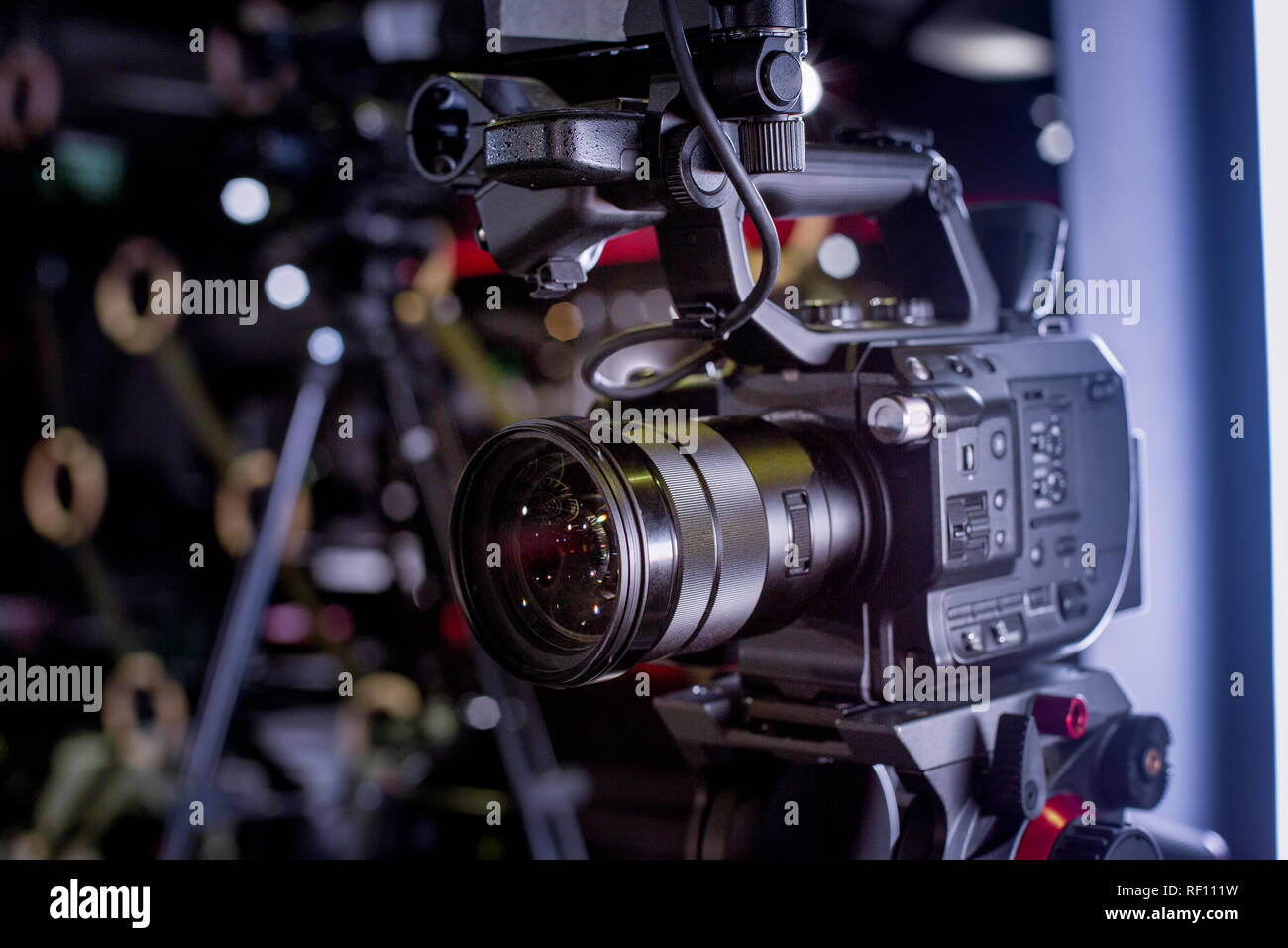 Broadcast camera, equipment hires stock photography and images Alamy