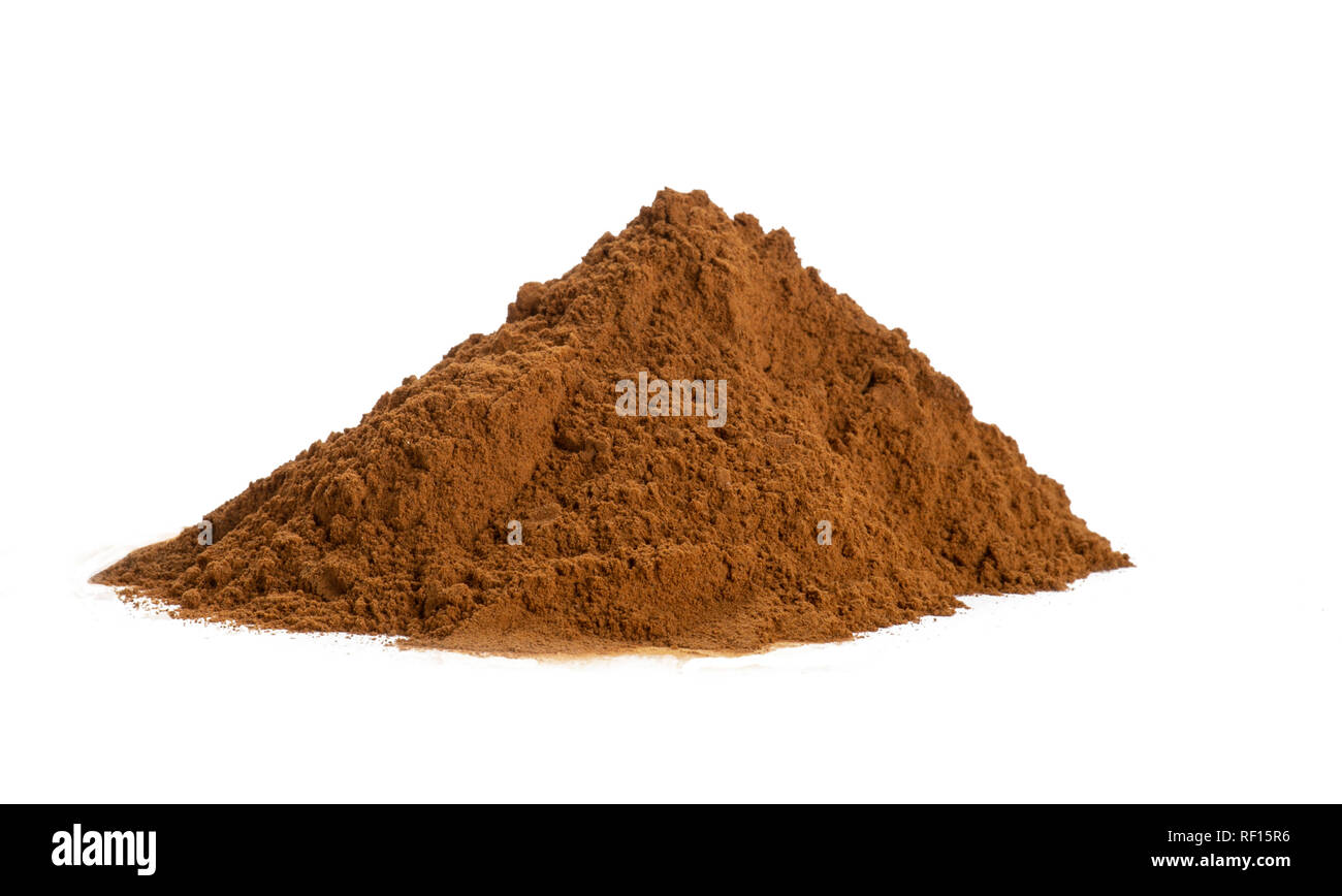 Pile Of Ground Cinnamon Stock Photo