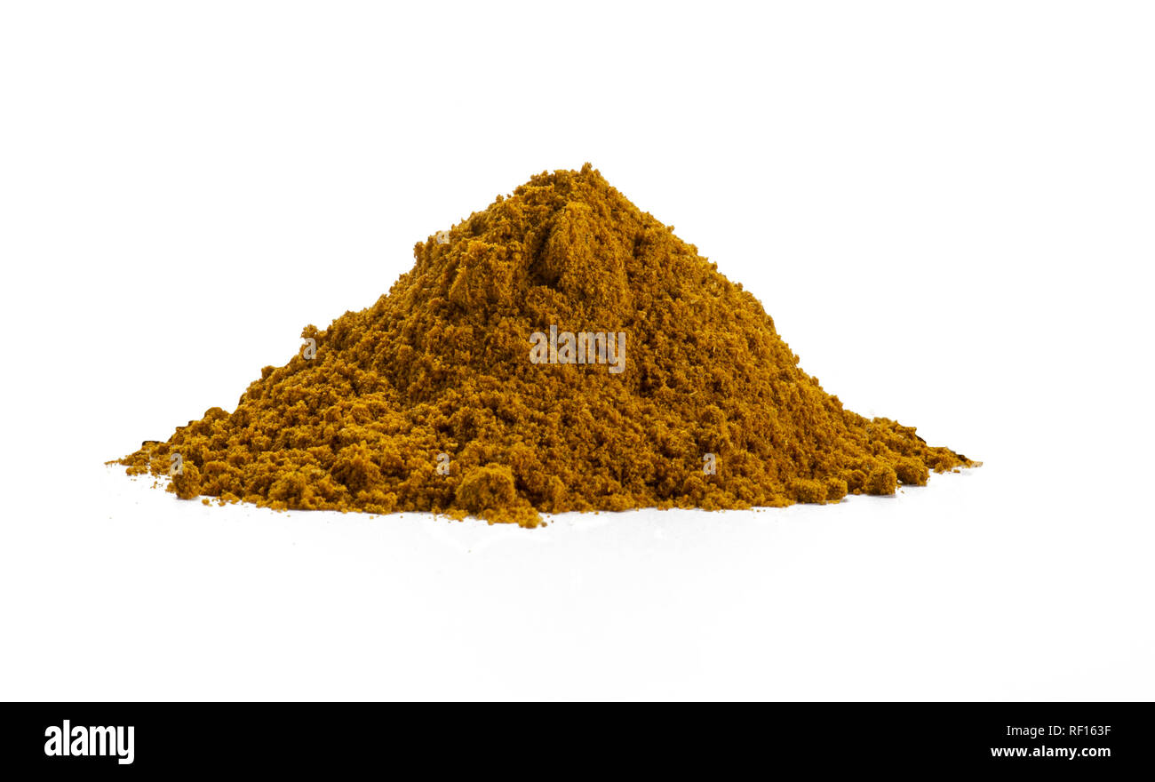 Pile Of Curry Powder Stock Photo