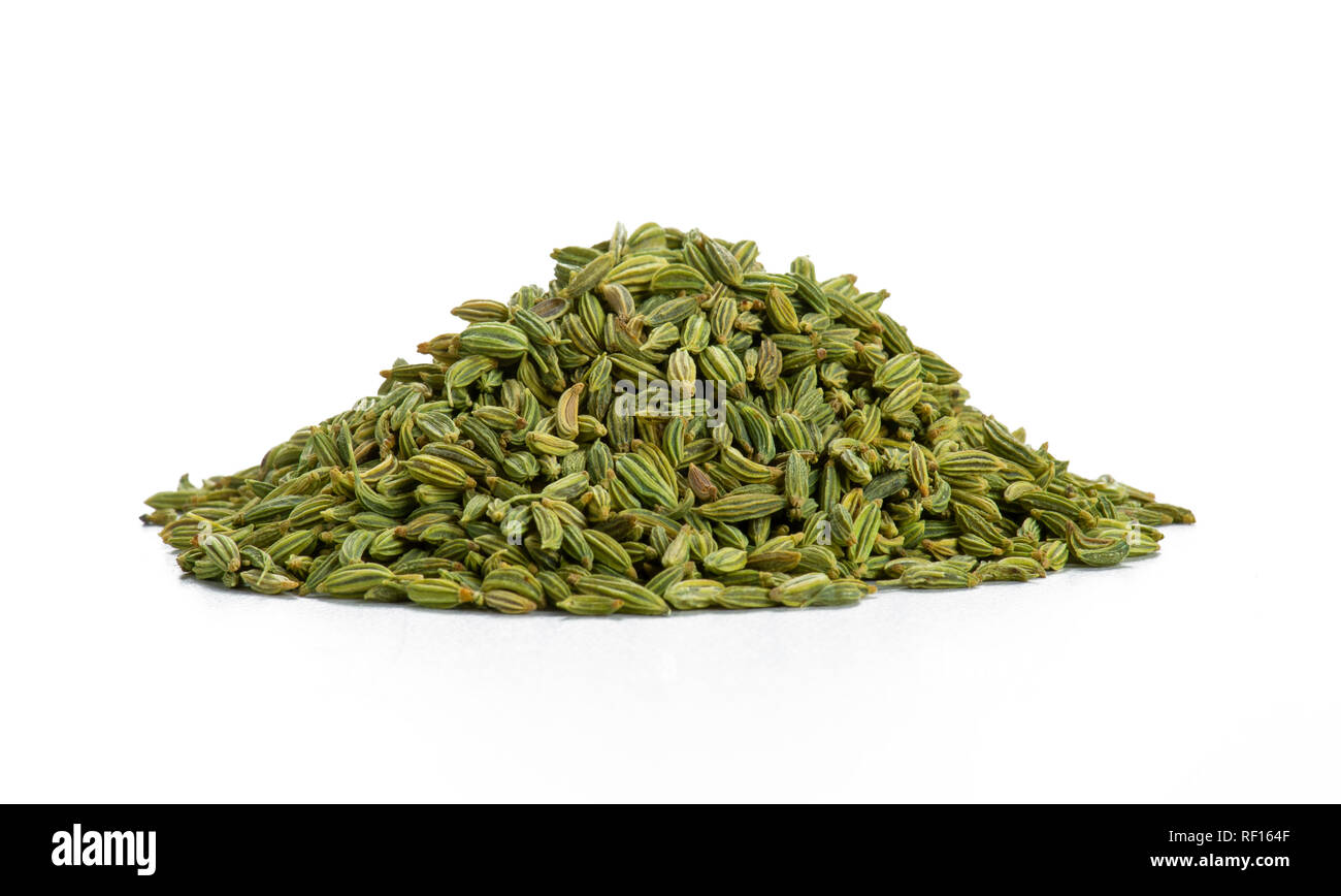 Pile Of Fennel Seeds Stock Photo