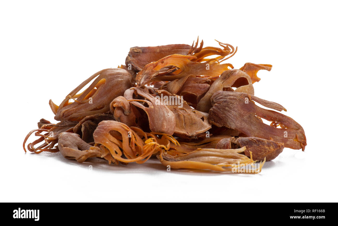 Whole Mace Spice Stock Photo Alamy