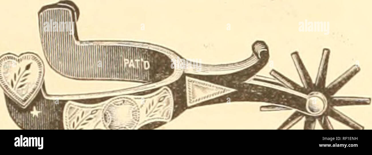 Catalogue No 36 Saddlery Accessories Harpham Brothers Company Horses Western Saddles Nebraska Western Riding Equipment And Supplies 808 814 P Street Lincoln Nebraska Spurs I Fei No 1040 One Piece 2 Quot