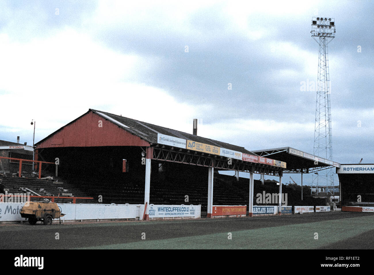 General view of Rotherham United FC Football Ground, Millmoor ...