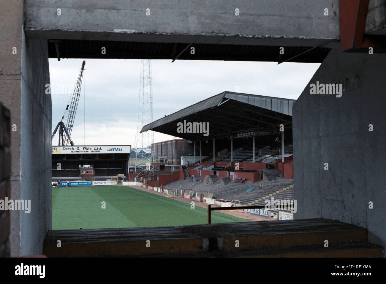 General view of Rotherham United FC Football Ground, Millmoor