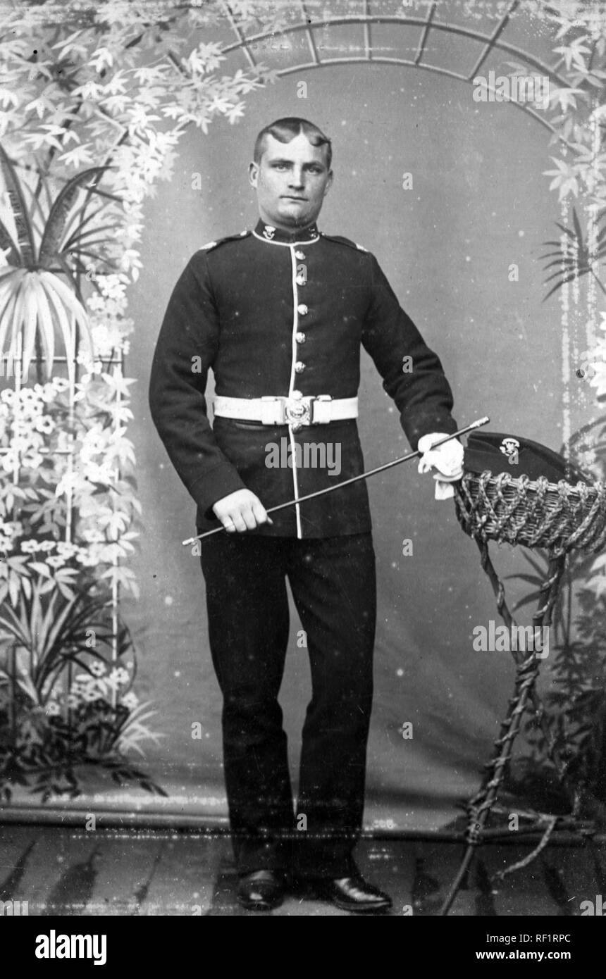 victorian soldier Stock Photo