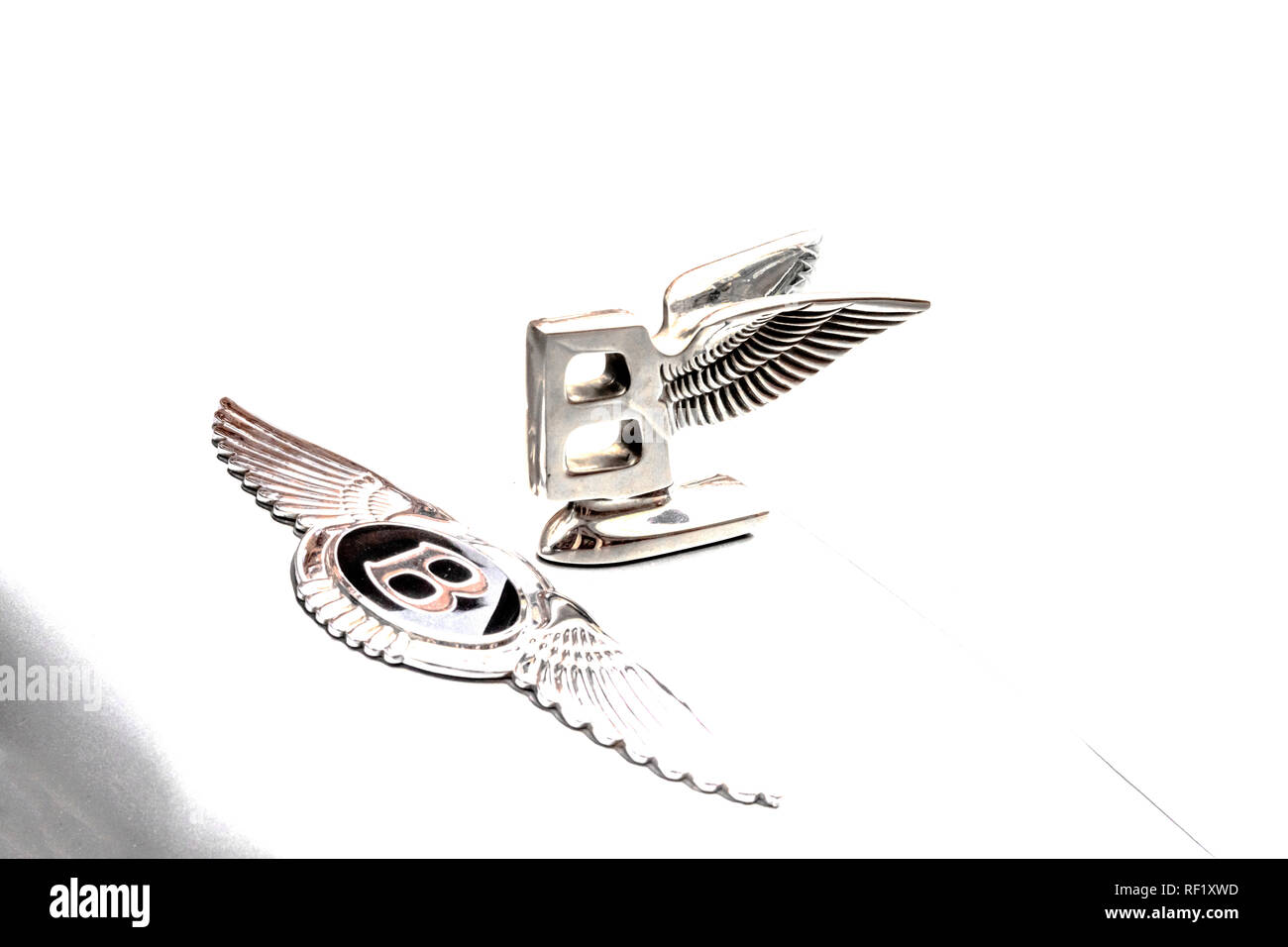 Bentley Car and brand logo Stock Photo Alamy