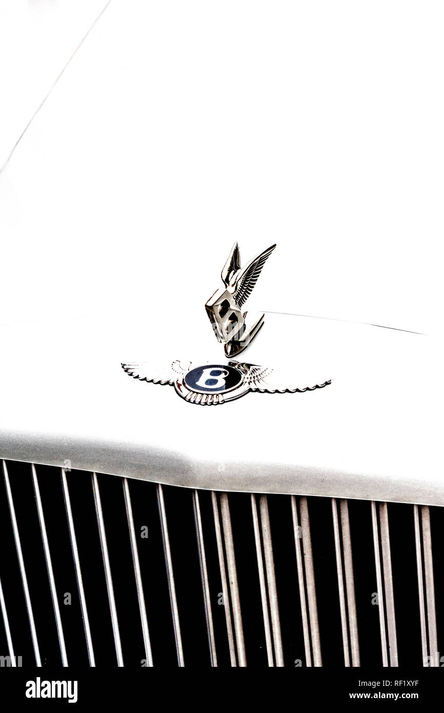 Bentley Car and brand logo Stock Photo Alamy