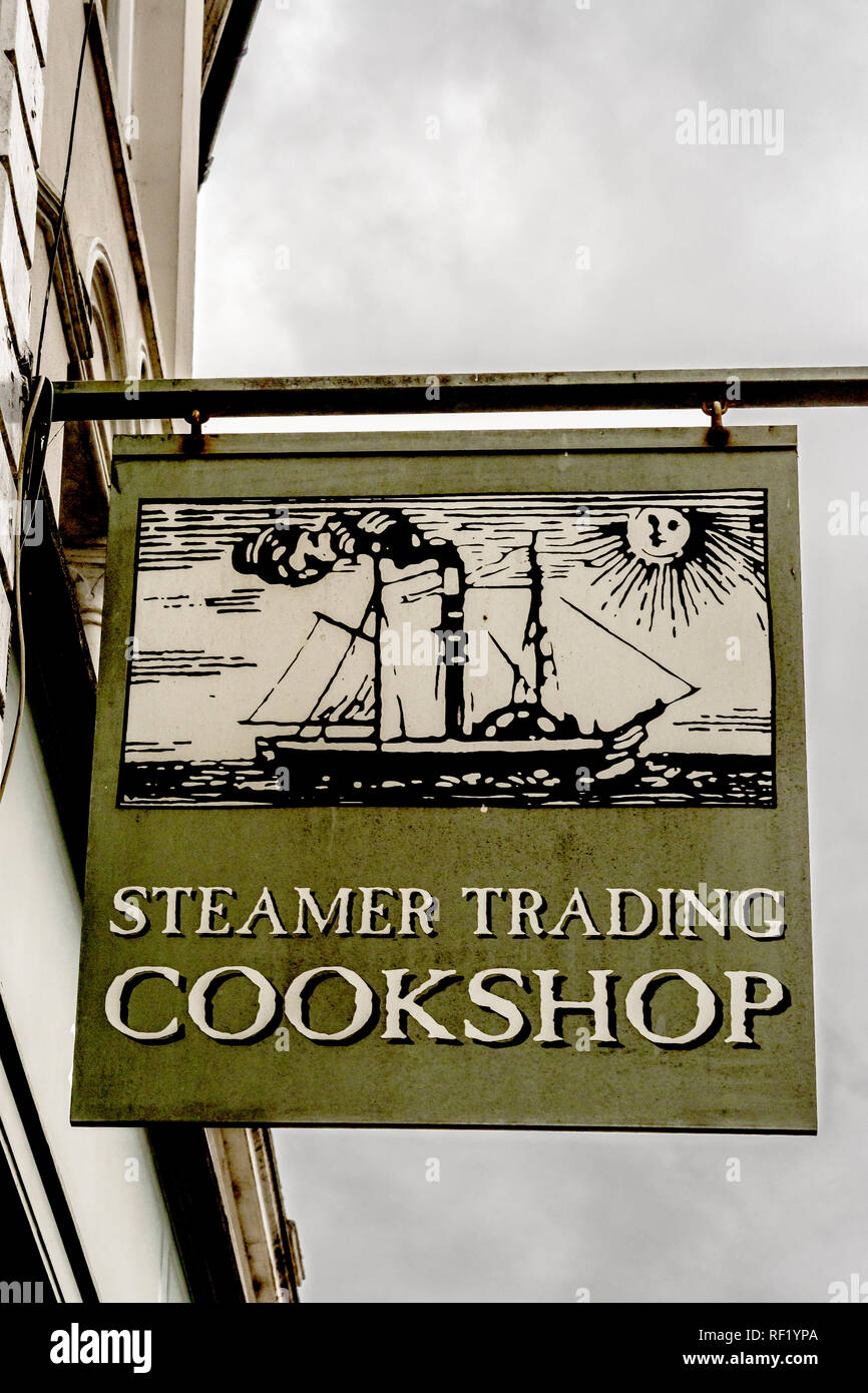 Lewes (East Sussex, England): Cookshop Stock Photo