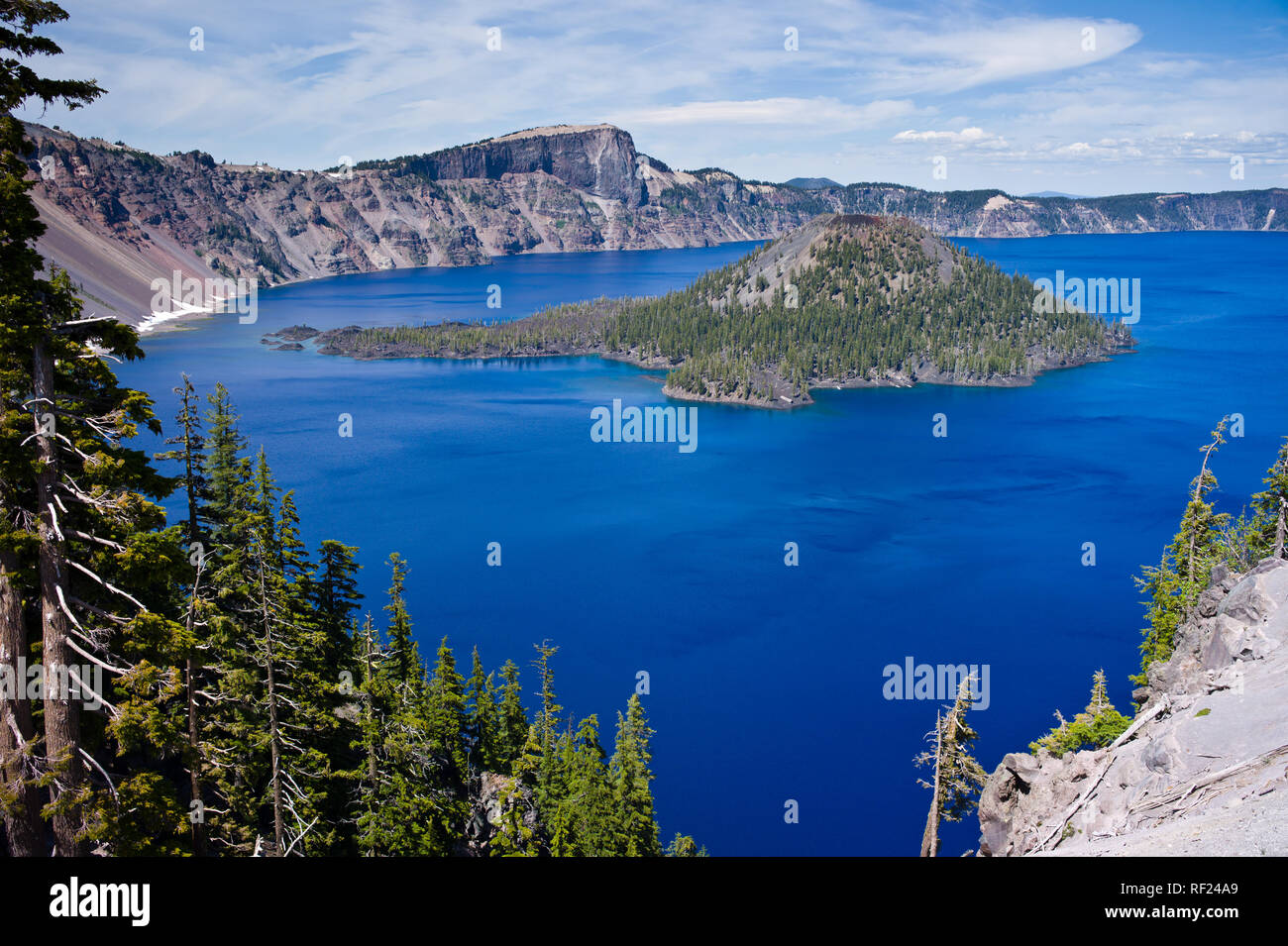 Crater Lake in Oregon is the deepest lake in the US, and because ...