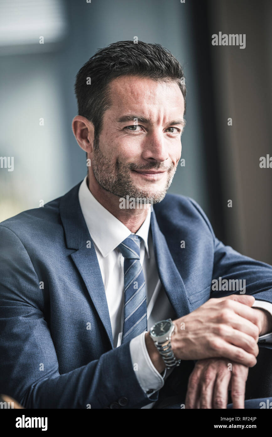 Portrait of a successful businessman Stock Photo