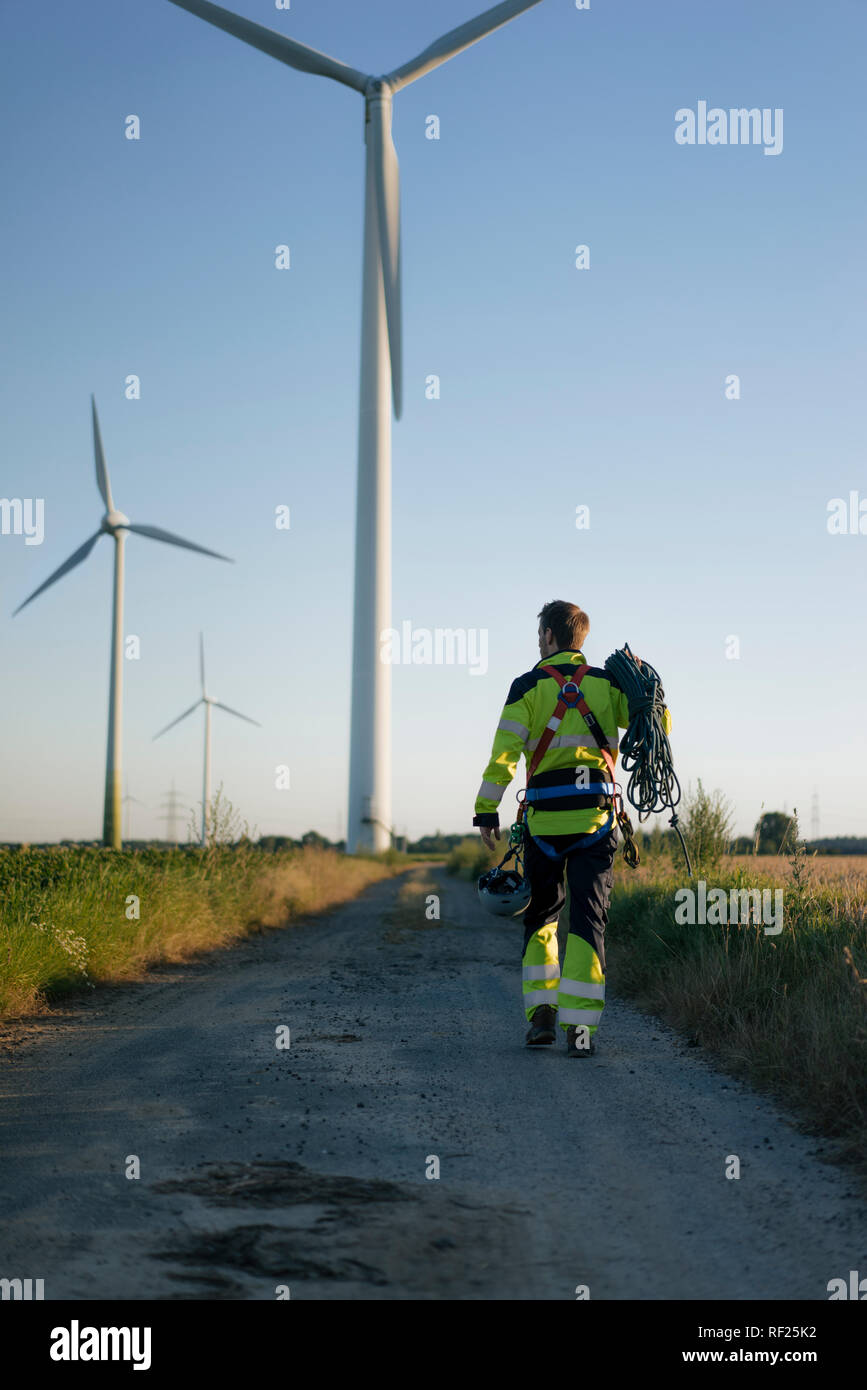 Outdoor walking safety equipment hires stock photography and images