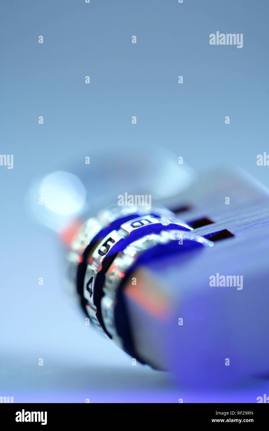 Combination lock Stock Photo