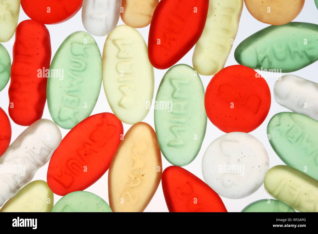 Various wine gums, jujubes Stock Photo Alamy
