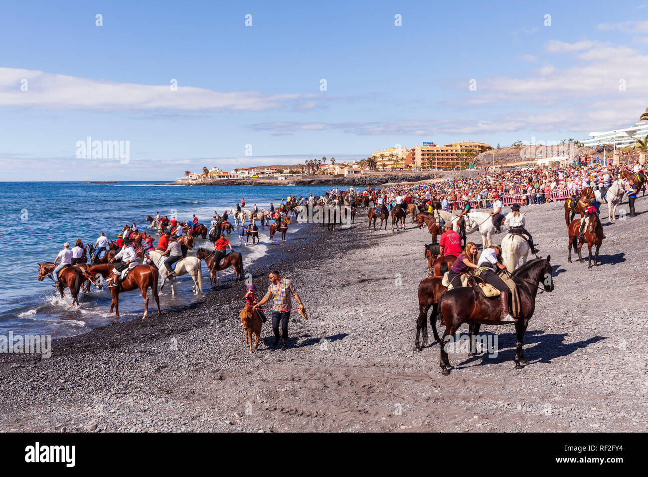 Playa Enramada La Caleta Costa Adeje Tenerife 20 January 2019