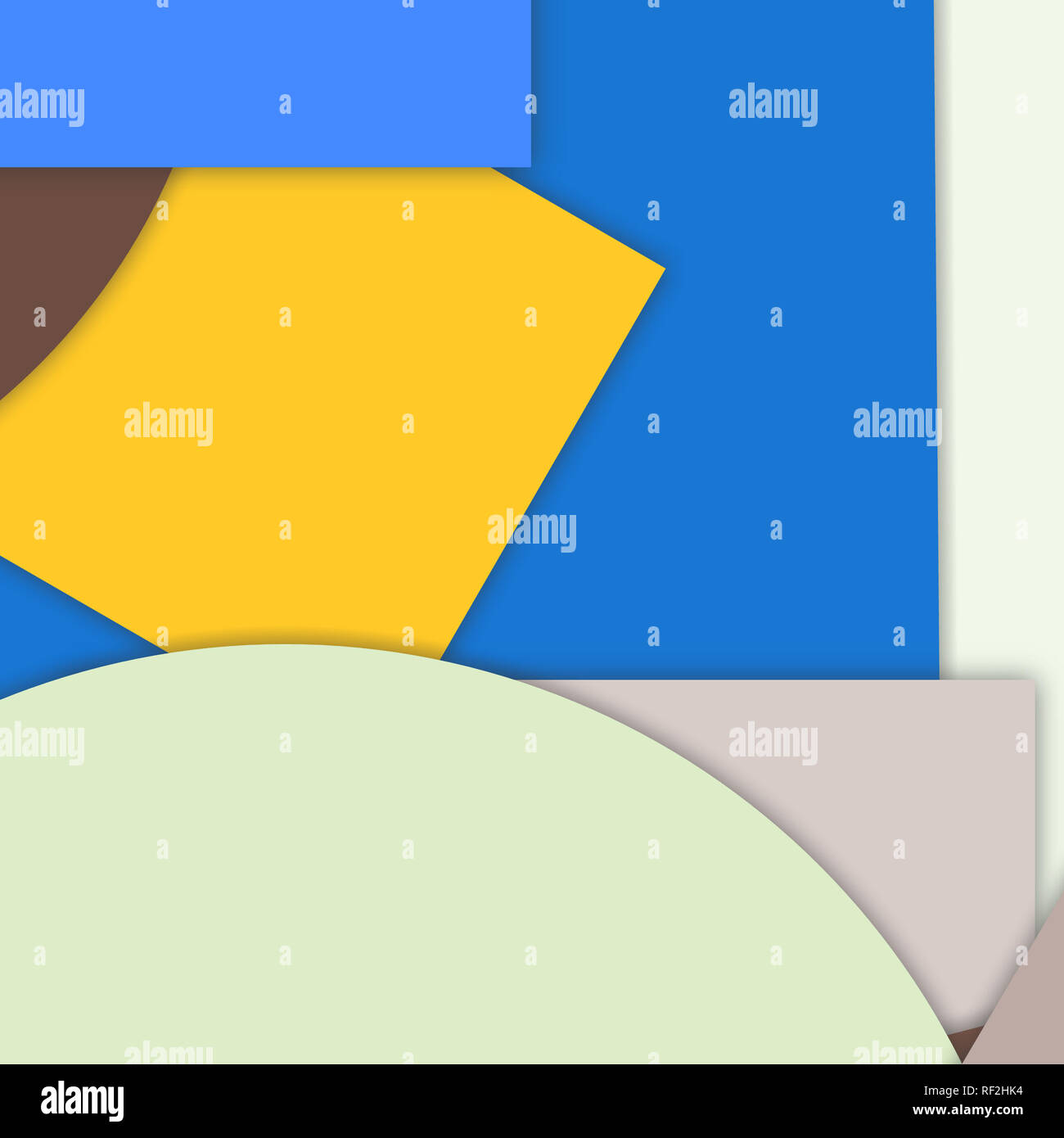 Flat shapes hi-res stock photography and images - Alamy
