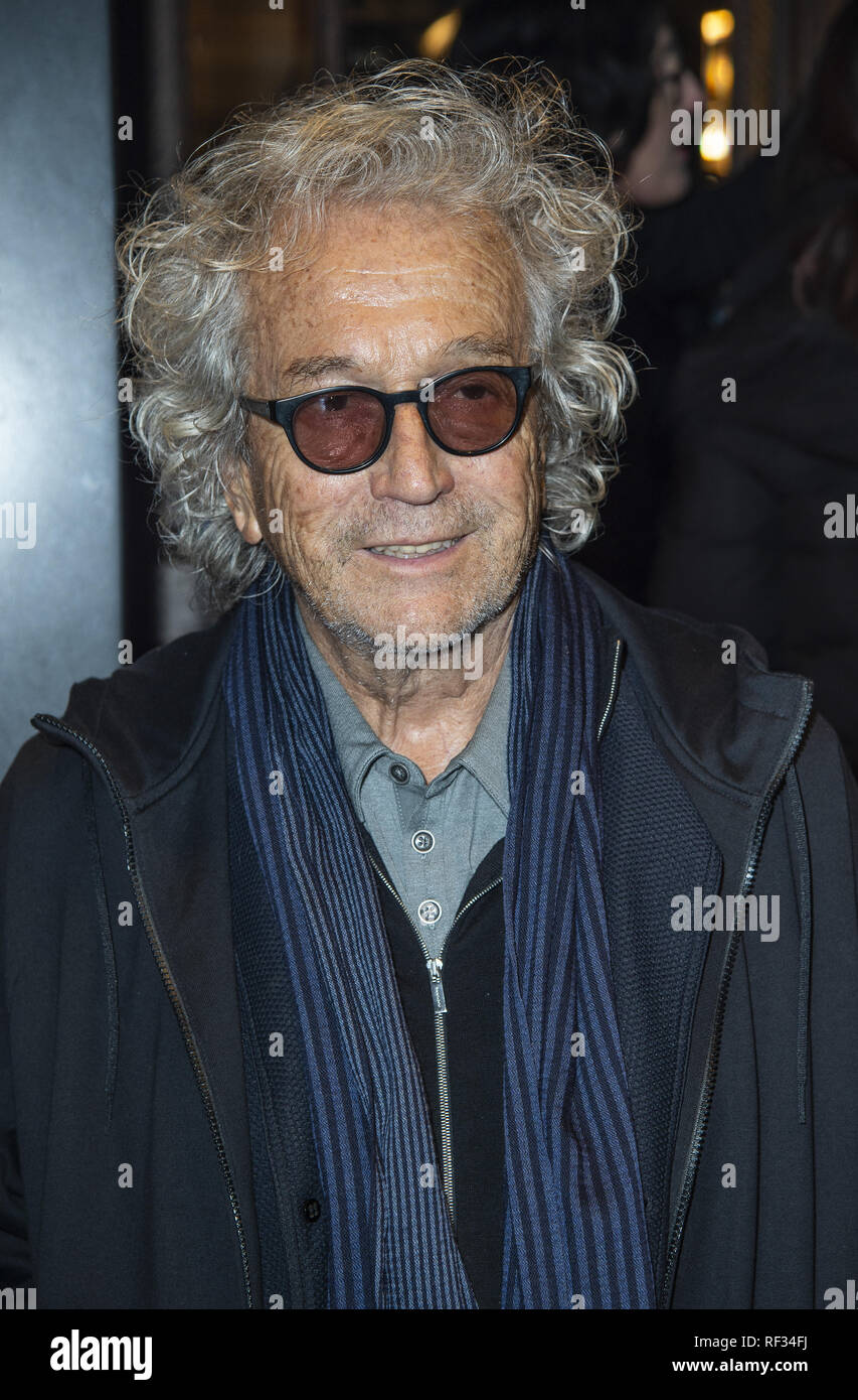 London, UK. 23rd Jan, 2019. Luc Plamondon seen attending the opening