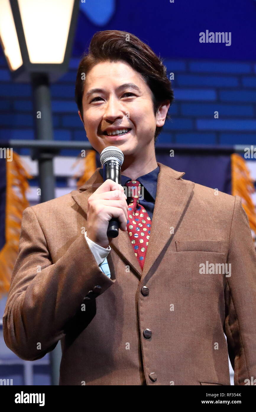Japanese actor Shosuke Tanihara attends the Japan premiere for her