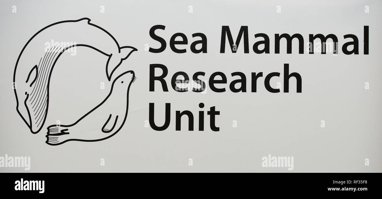 Edinburgh, UK. 23 January 2019.  Sea Mammal Research Unit team talk with Professor Paul Boyle about marine wildlife and the impacts of humans on the sea and how we can better shape the future for sealife with the ever increasing pressure which man is putting on the globe.  The Sea Mammal Research Unit uses tracking devices to gain a deep understanding on the complex behaviours of the common grey seal and better understand how humans can co-exist. Credit: Colin Fisher/Alamy Live News Stock Photo