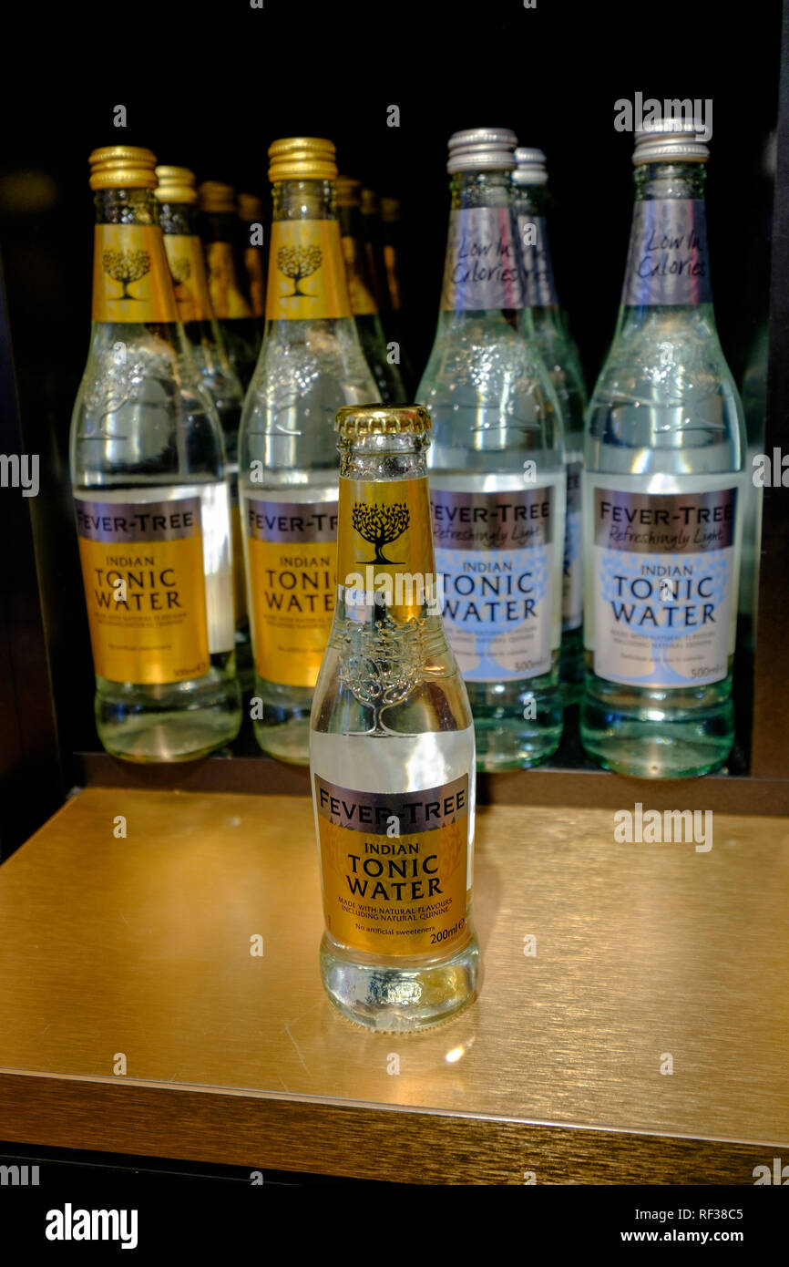 Fever-Tree Tonic Water.  Fever-Tree has reported another year of rapid growth as consumers snapped up its mixers during the heatwave and the busy Christmas period. In a trading update, the group said full-year revenue for 2018 was around £236 million, an increase of 39%. The group's board expects full-year results to be comfortably ahead of its expectations. Photograph by Jason Bye Stock Photo