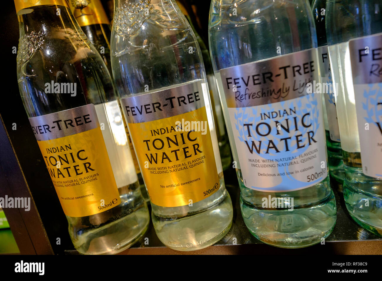 Fever-Tree Tonic Water.  Fever-Tree has reported another year of rapid growth as consumers snapped up its mixers during the heatwave and the busy Christmas period. In a trading update, the group said full-year revenue for 2018 was around £236 million, an increase of 39%. The group's board expects full-year results to be comfortably ahead of its expectations. Photograph by Jason Bye Stock Photo