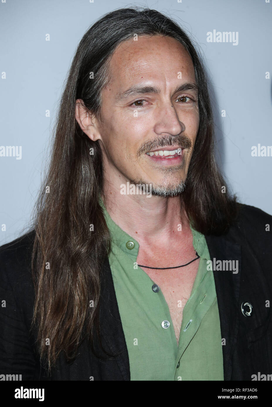 Los Angeles California Usa 23rd January 2019 Singer Brandon Boyd Of Incubus Arrives At The Los Angeles Art Show 2019 Opening Night Gala Held At The Los Angeles Convention Center On January