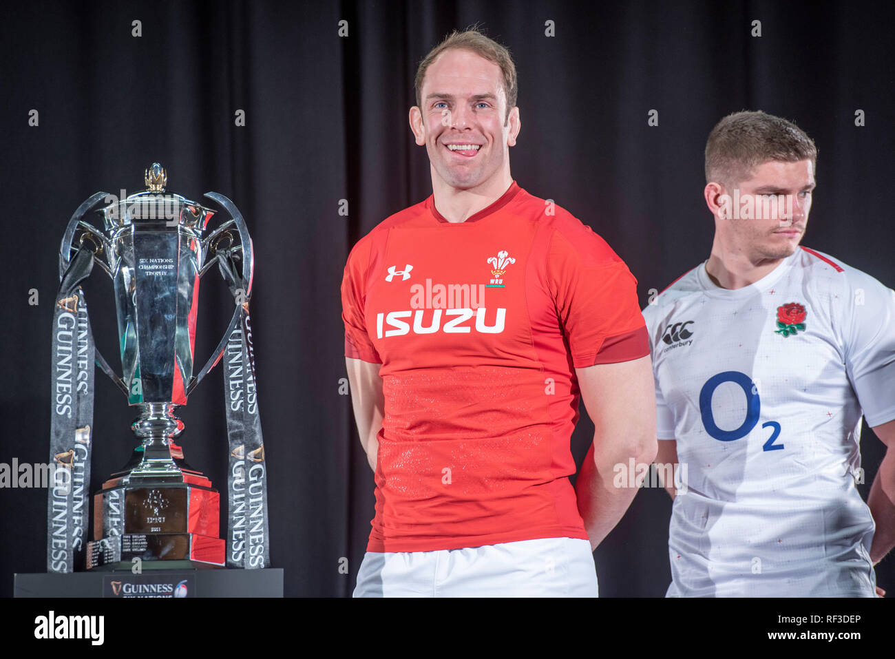Swansea Uk 23rd Jan 2019 Guinness Six Nations Rugby Tournament Launch At The Hurlingham Club In