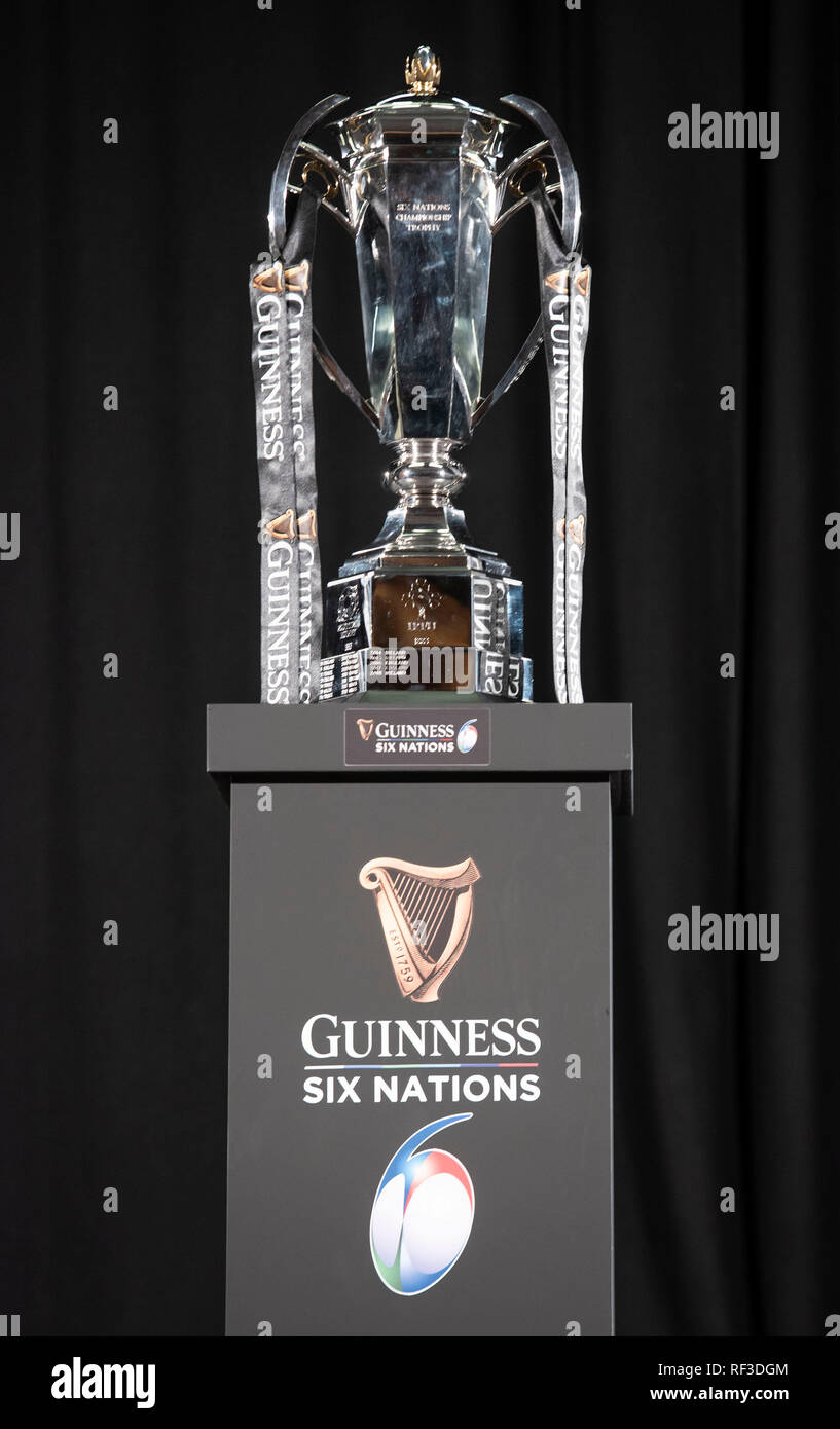 Swansea Uk 23rd Jan 2019 Guinness Six Nations Rugby Tournament Launch At The Hurlingham Club In