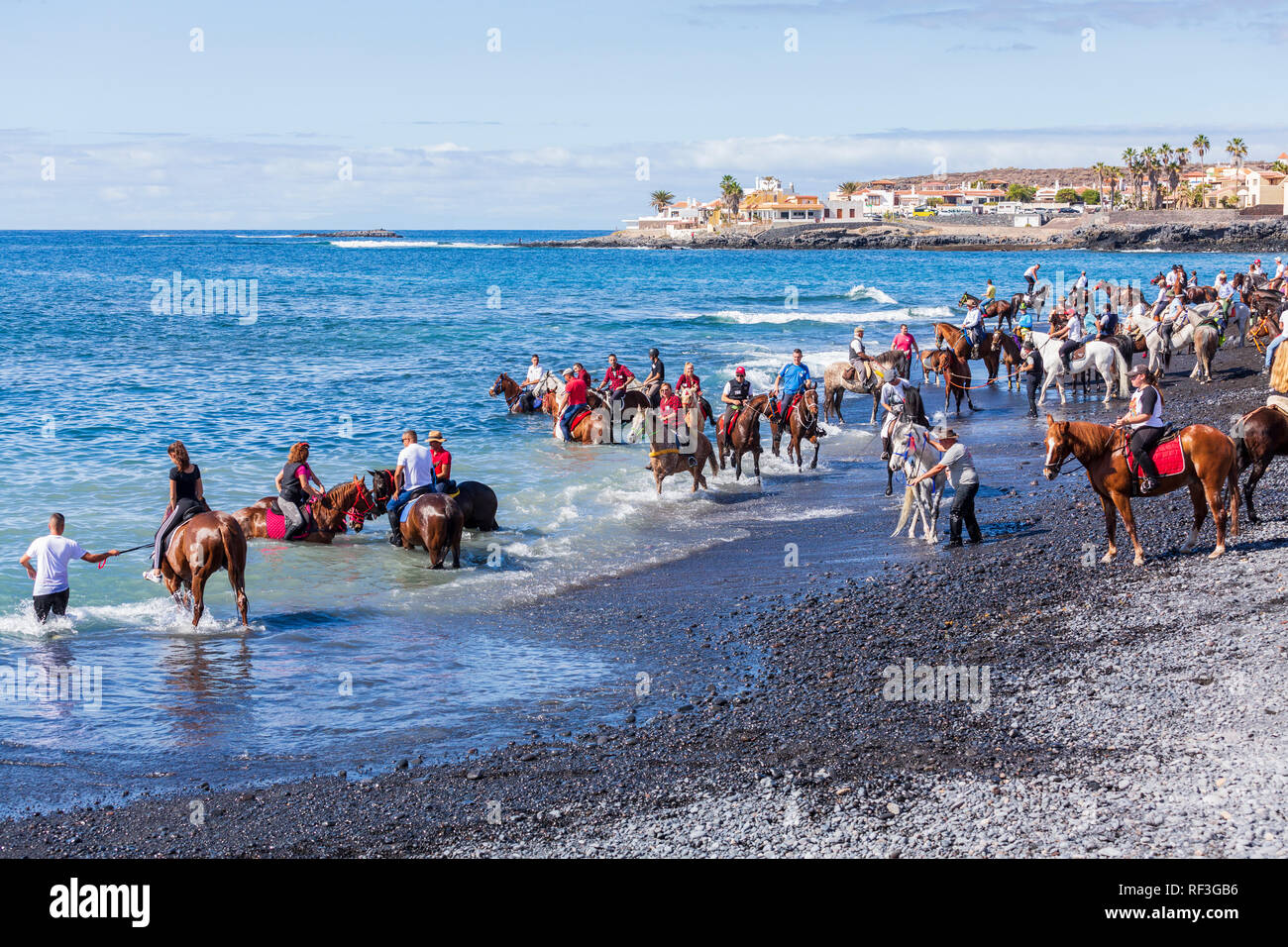 Playa Enramada La Caleta Costa Adeje Tenerife 20 January 2019