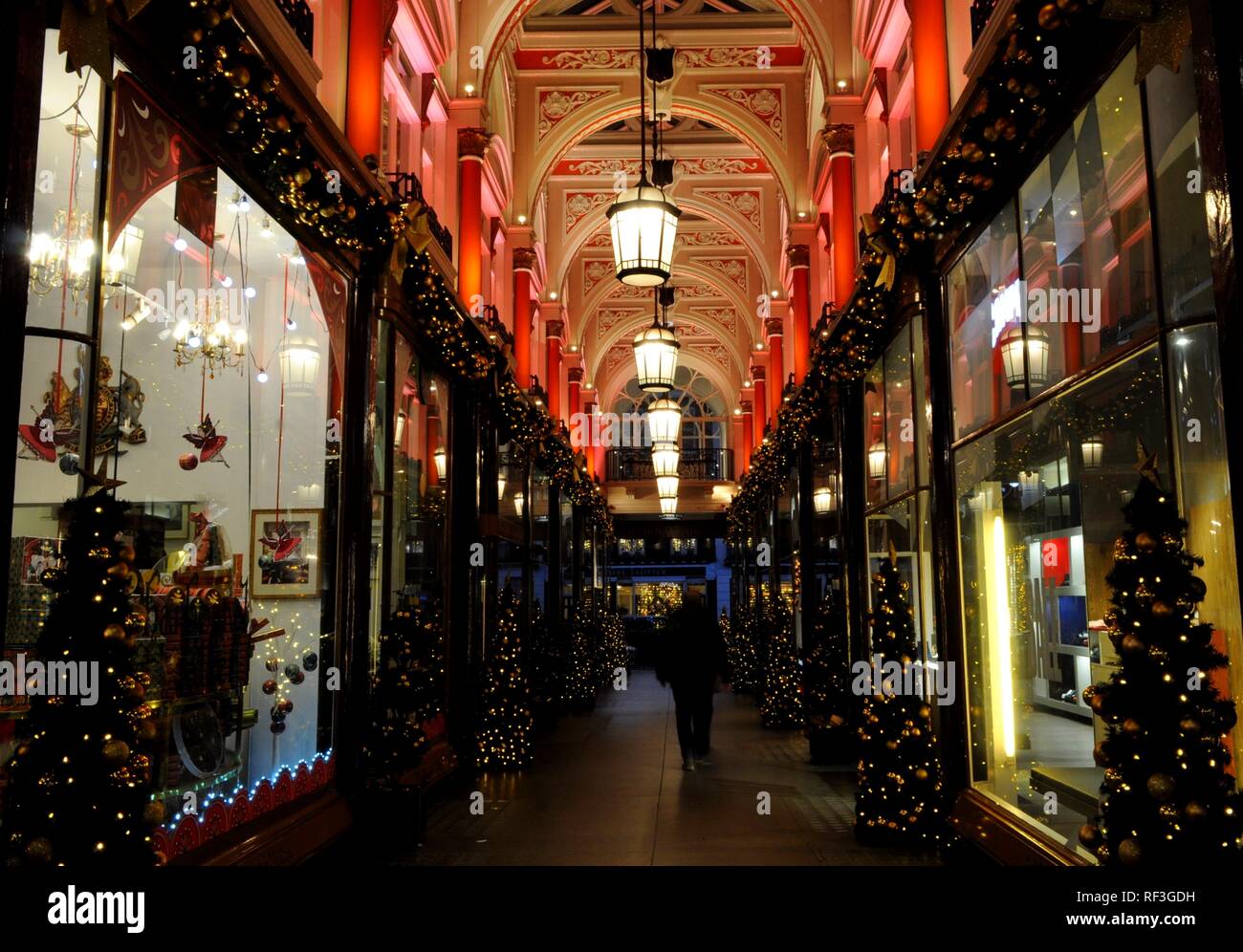 Royal Arcade at Christmas, London, UK Stock Photo - Alamy